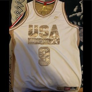 Jordan team USA gold Jersey